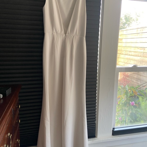 BHLDN Alice High Neck Maxi Dress in white. Size M. - Picture 2 of 5